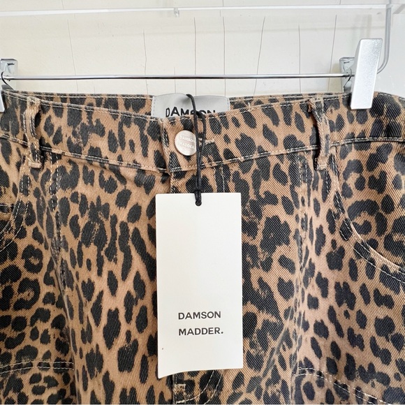 DAMSON MADDER Dion Leopard Cargo Pants Size UK 18/US 14 ~ NWT - Picture 9 of 11
